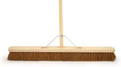 36" Soft Platform Broom With Metal Stay & 55" Wooden Handle