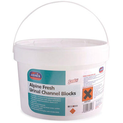 Jeyes Professional Sanilav Urinal Channel Blocks - 3kg Alpine Fresh