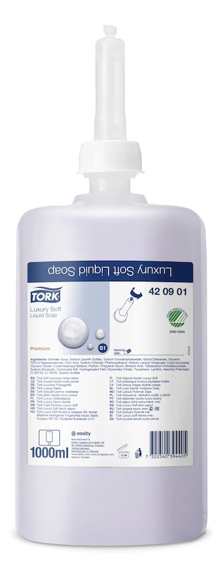 Tork 420901 Luxury Soft Liquid Soap - 1 Litre