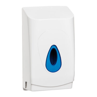 Modular Multiflat Bulk Pack Toilet Tissue Dispenser - White & Blue