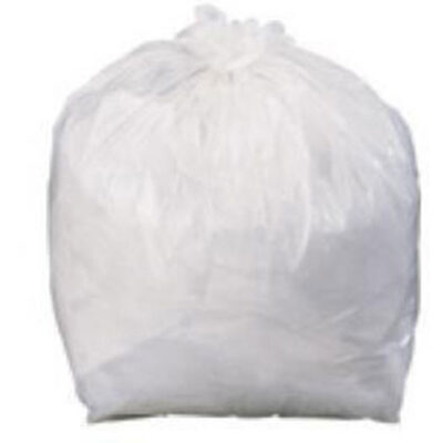 Heavy Duty Square Bin Liners - White - Pack of 500