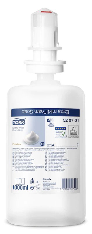 Tork 520701 Extra Mild Foam Soap - 1 Litre
