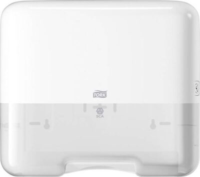Tork 553100 Singlefold / C-Fold Mini Hand Towel Dispenser - White