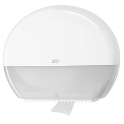 Tork 554000 Jumbo Toilet Roll Dispenser - White