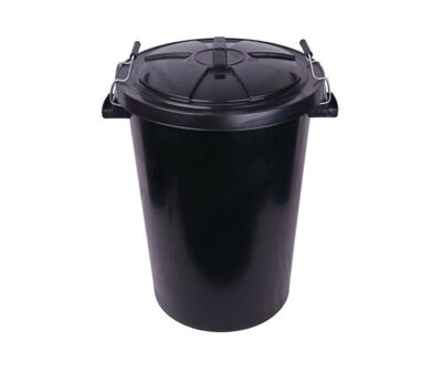 90 Litre Polypropylene Dustbin - Black