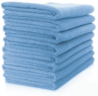 Contract Microfibre Cloths - Pack of 10 Blue