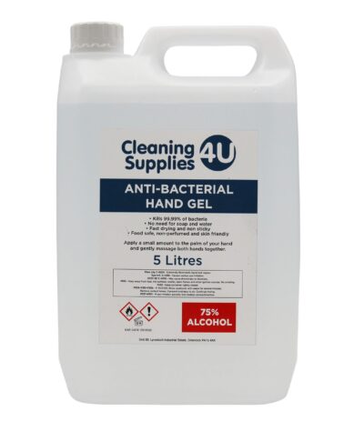 75% Alcohol Gel Hand Sanitiser - 5 Litres