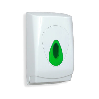 Modular Multiflat Bulk Pack Toilet Tissue Dispenser - White & Green
