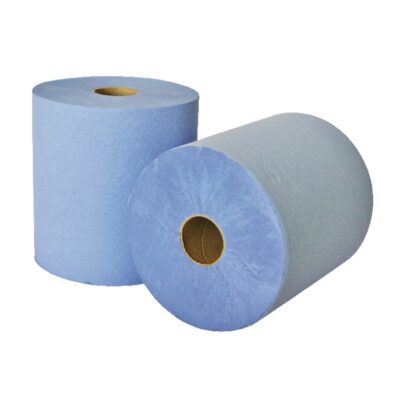 Embossed 2-Ply Blue Control Roll - Case of 6 x 175m