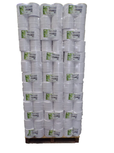 White 2-Ply Centrefeed Rolls - Pallet of 91 Cases of 6 Rolls