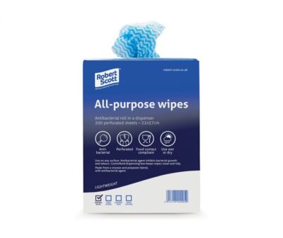 All Purpose Wipes - Roll of 200 in Blue