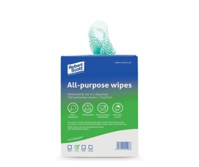 All Purpose Wipes - Roll of 200 in Green
