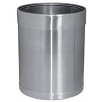 Bolero Stainless Steel Waste Paper Bin - 10.2 Litres