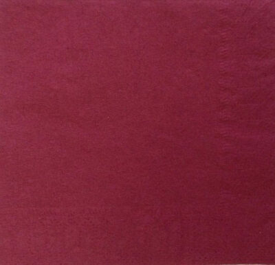 40cm Bordeaux 2-Ply Napkins - Box of 2000