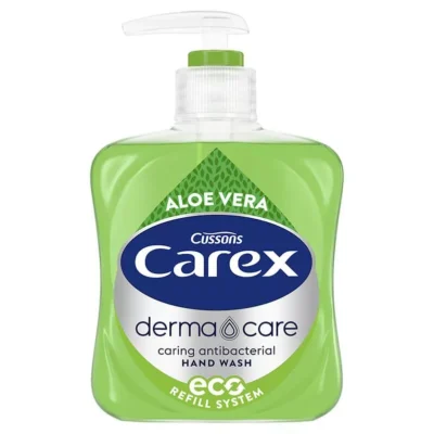 Carex Aloe Vera Antibacterial Hand Wash - 250ml Pump Bottle