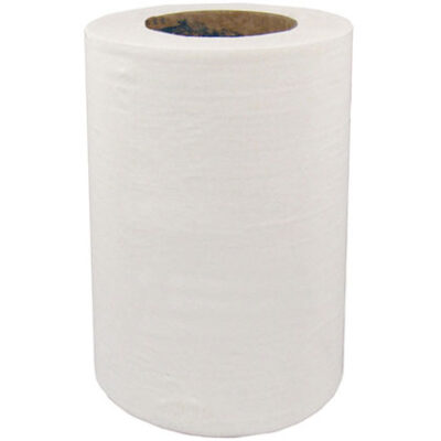 White 2-Ply Mini Centrefeed Rolls - Case of 12 x 60m