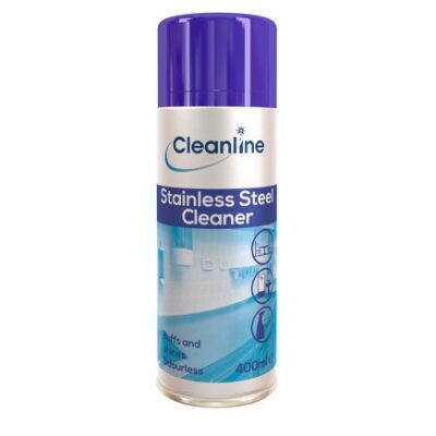 Cleanline Stainless Steel Cleaner - 400ml Aerosol