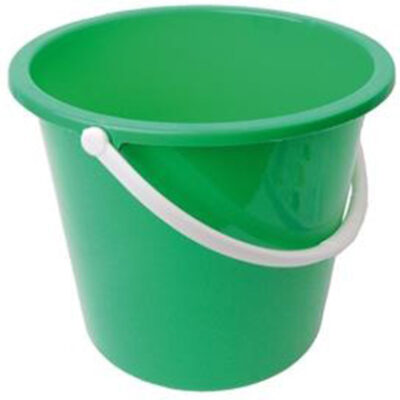 10 Litre Plastic Bucket - Green