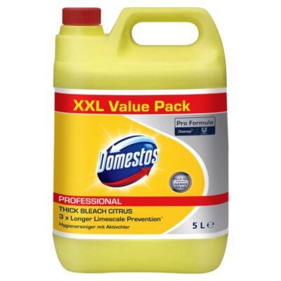 Domestos Professional Strength Citrus Thick Bleach - 5 Litres