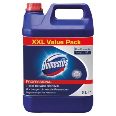 Domestos Professional Strength Original Thick Bleach - 5 Litres