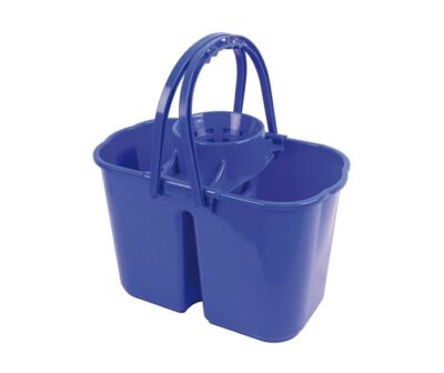 14 Litre Double Compartment Mop Bucket & Wringer - Blue