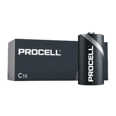 Duracell 1.5V 'C' INDUSTRIAL Alkaline Batteries - Pack of 10