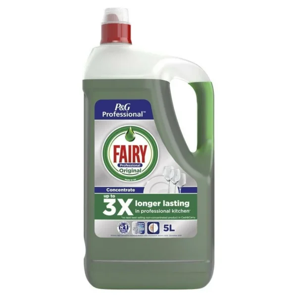 Fairy Professional Original Concentrated Washing Up Liquid - 5 Litres