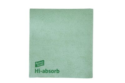 Hi-Absorb Microfibre Cloths - Pack of 5 in Green