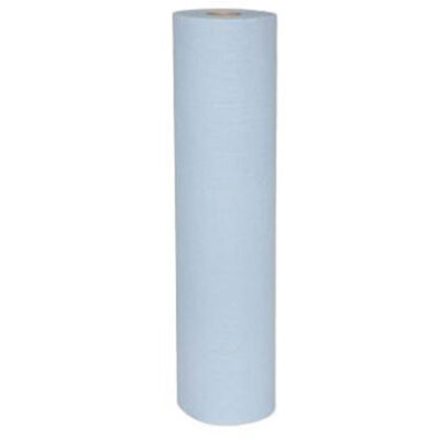 Blue 2-Ply Hygiene / Couch Rolls - Case of 9 x 50cm