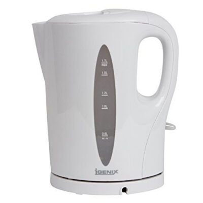 Igenix 2.2kW White Cordless Jug Kettle - 1.7 Litres