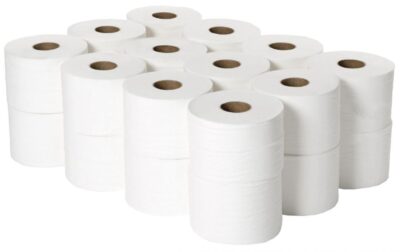 Micro Mini Jumbo Toilet Rolls - Case of 24 x 125m