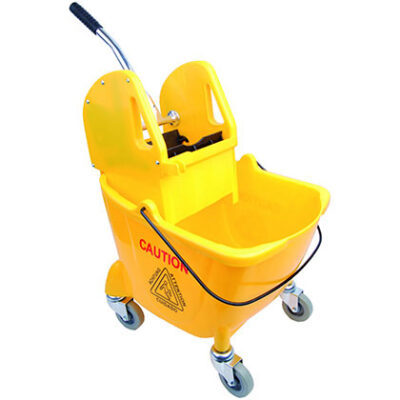 25 Litre Buffalo Mop Bucket & Wringer - Yellow