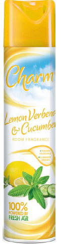 Charm Lemon Verbena & Cucumber Air Freshener - 240ml Aerosol Spray
