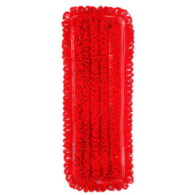 Microfibre Long Pile Flat Mop – 40cm Red