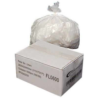 Light Duty Pedal Bin Liners - Case of 1000