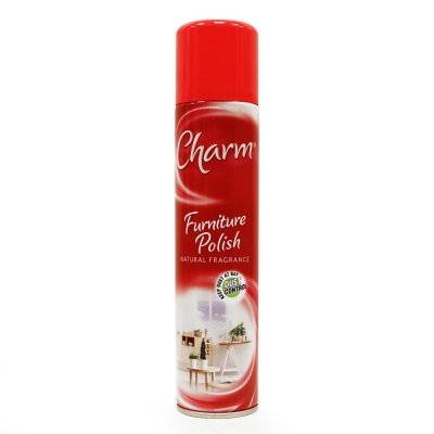 Charm Multi-Purpose Natural Fragrance Furniture Polish - 300ml Aerosol Spray