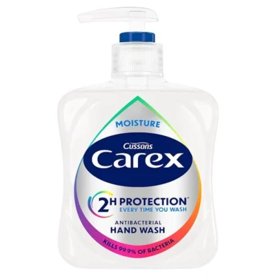 Carex Moisture Antibacterial Hand Wash - 250ml Pump Bottle