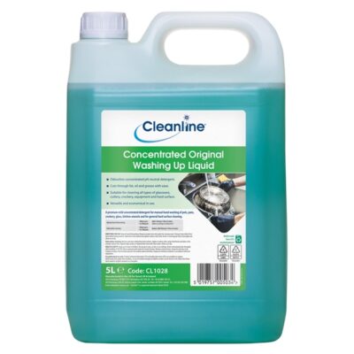 Cleanline Concentrated Original Washing Up Liquid - 5 Litres