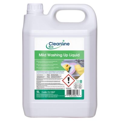 Cleanline Eco Mild Washing Up Liquid - 5 Litres