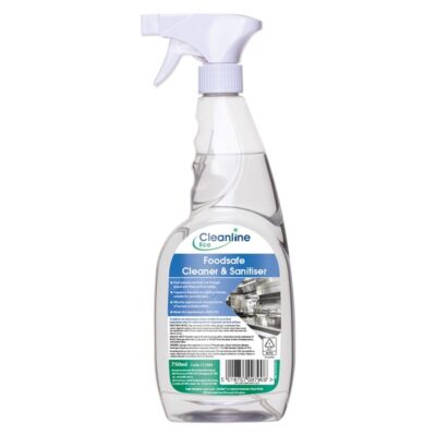 Cleanline Eco Food Safe Sanitiser - 750ml Trigger Spray
