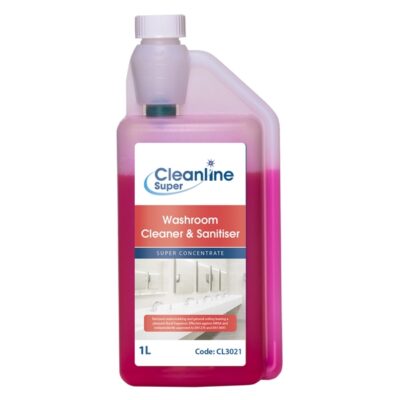 Cleanline Super Washroom Cleaner & Sanitiser Concentrate - 1 Litre