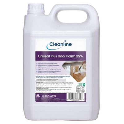 Cleanline Uniseal Plus Floor Polish 25% - 5 Litres