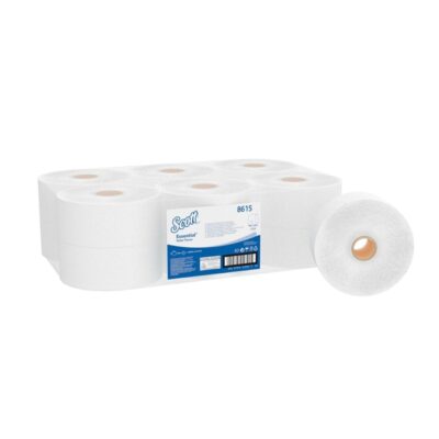 Scott 8615 2-Ply Jumbo Toilet Rolls - Case of 12