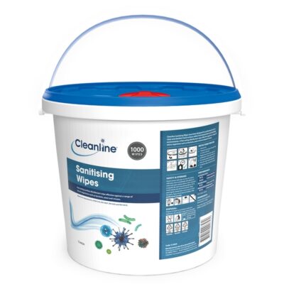Cleanline Sanitising Wipes - Tub of 1000