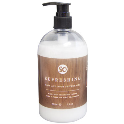 Selden C166 Coconut Shower Gel - 450ml Pump Bottle