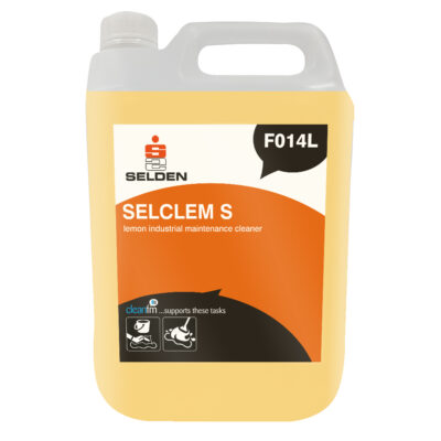 Selden F014L Selclem S Lemon Industrial Maintenance Cleaner - 5 Litres