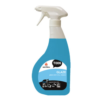 Selden T006 Glaze Glass & VDU Cleaner – 750ml Trigger Spray