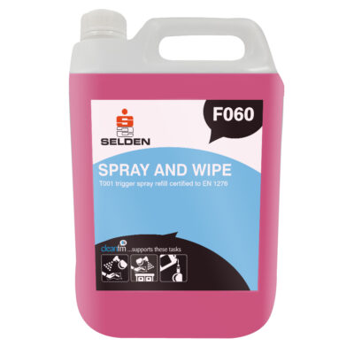 Selden F060 Spray & Wipe Hard Surface Cleaner Refill – 5 Litres