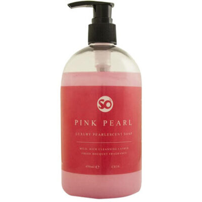 Selden C038 Luxury Pink Pearl Hand & Body Soap - 450ml Pump Bottle