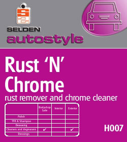Selden H007 Rust 'N' Chrome Cleaner – 5 Litres